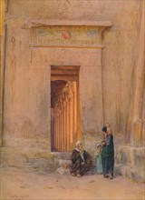 'Doorway in the Temple of Isis', c1905, (1912). Artist: Walter Frederick Roofe Tyndale.