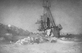 'The Fram in the Ice', 1895, (1897). Artist: Unknown.