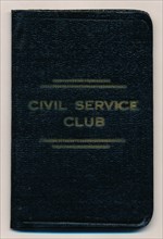 'Rules of the Civil Service Club', c1953. Artist: Unknown.