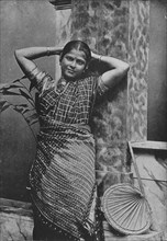 'High Caste Tamil Lady', c1890, (1910). Artist: Alfred William Amandus Plate.