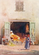 'A Cairo Shop', c1880, (1904). Artist: Robert George Talbot Kelly.