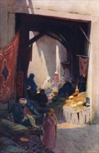 'A Bazaar', c1880, (1904). Artist: Robert George Talbot Kelly.