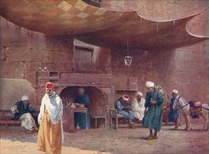 'An Arab Cafe, Cairo', c1880, (1904). Artist: Robert George Talbot Kelly.