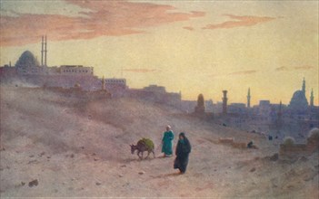 'The Citadel and Cairo from the East', c1880, (1904). Artist: Robert George Talbot Kelly.