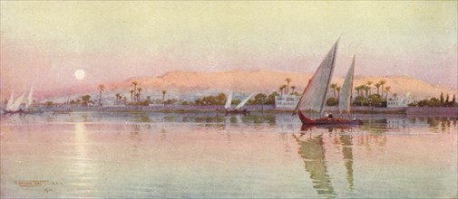 'Cairo from the River-Evening', c1880, (1904). Artist: Robert George Talbot Kelly.