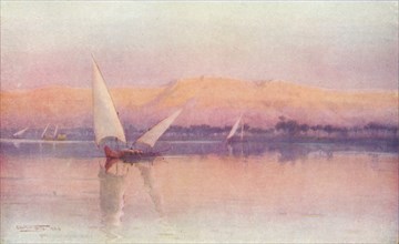 'A Nile Afterglow', c1880, (1904). Artist: Robert George Talbot Kelly.