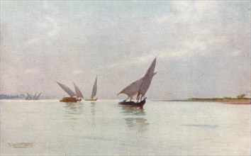 'A Silvery Day on the Nile', c1880, (1904). Artist: Robert George Talbot Kelly.
