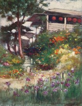 'An Iris Garden', c1887, (1901). Artist: Mortimer L Menpes.