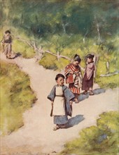 'A Sunny Stroll', c1887, (1901). Artist: Mortimer L Menpes.