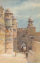 'The Man Sing Palace, Gwalior', c1880 (1905). Creator: Alexander Henry Hallam Murray.