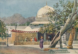 'The Tomb of Khwajah Muin-Ud-Din Chisti, in the Dargah, Ajmere', c1880 (1905). Creator: Alexander Henry Hallam Murray.