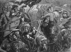 'The Battle of Flodden', 9 September 1513, (c1880).  Artist: Unknown.
