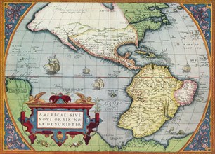 'America, or the New World: From the 'Theatrum Orbis Terrarum' by Abraham Ortelius, 1570', 1570, (19 Artist: Abraham Ortelius.