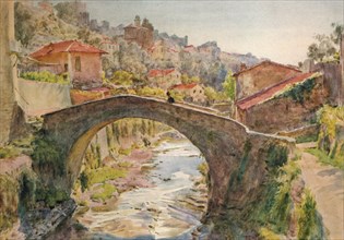 'La Rocca, San Remo', c1910, (1912). Artist: Walter Frederick Roofe Tyndale.