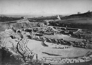 'Carthage. The Amphitheatre', c1913. Artist: Charles JS Makin.
