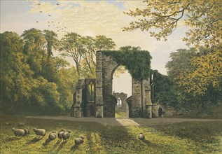 'Netley Abbey', c1880, (1897). Artist: Alexander Francis Lydon.