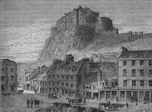 'Edinburgh Castle', c1880. Artist: Unknown.