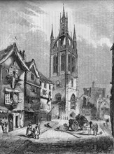 'St. Nicholas Church, Newcastle-upon-Tyne', 1845. Artist: John Jackson.