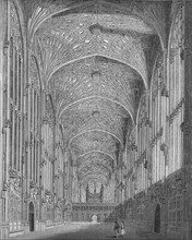 'King's College Chapel', 1845. Artist: Unknown.
