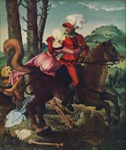 'The knight, the young girl and the Death', c1510, (1939). Artist: Hans Baldung.