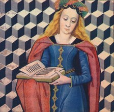 'Gualdrade - Pucelle Florentine', 1403, (1939). Artist: Master of Berry's Cleres Femmes.