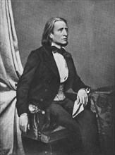 'Franz Liszt', c1860, (1939). Artist: Franz Seraph Hanfstaengl.