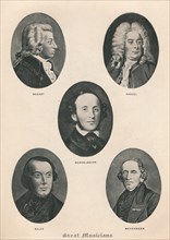 'Great Musicians - Plate IV.', 1895. Artist: Unknown.