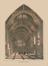 Guild Hall Interior, 1886.  Artist: Unknown.
