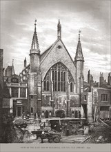 East End of Guild Hall and Library, 1870, (1886). Artist: Unknown.