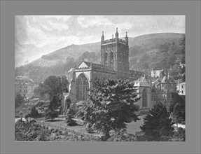 Priory Church, Great Malvern, c1900. Artist: Harvey Barton.