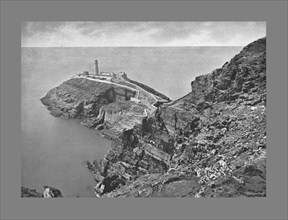 South Stack Lighthouse, Holyhead, c1900. Artist: Catherall & Pritchard.