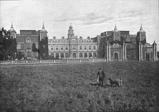 Hatfield House, South front,c1900. Artist: GW Wilson and Company.
