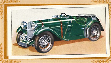'Singer 1 1/2 Litre Le Mans Two-Seater', c1936. Artist: Unknown.