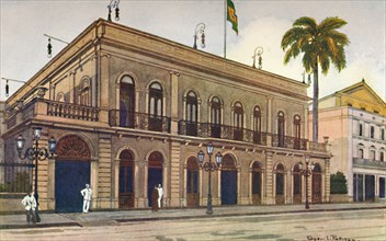 'The Itamaraty Palace - the Downing Street of Brazil', 1914. Artist: Edgar L Pattison.