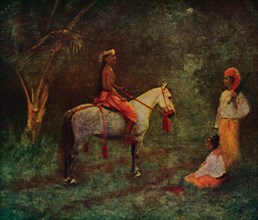 'A Burmese Horseman', 1913. Artist: James Raeburn Middleton.