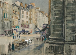 'The Revolution's own street of Saint-Antoine', c1927, (1927). Artist: Henry Franks Waring.
