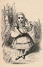 'Alice holding a pig in her arms', 1889. Artist: John Tenniel.