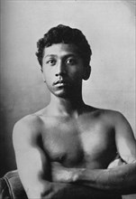 A Hawaiian youth, Honolulu, 1902. Artist: Unknown.
