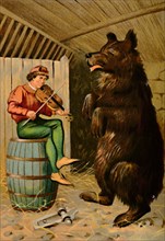 'The Dancing Bear', 1901. Artist: Edward Henry Wehnert.