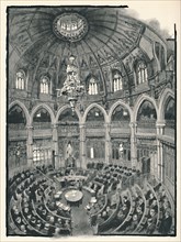 'The Guildhall - Council Chamber', 1891. Artist: William Luker.