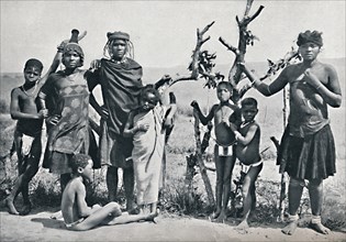 A group of Zulus, 1912. Artist: Unknown.
