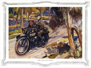 'The Despatch Rider', 1916. Artists: Unknown, Cyrus Cuneo.