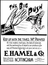 'The Big Push - E. Hamel & Co. advert', 1916. Artist: E Hamel & Co.