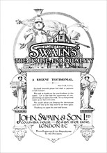 'John Swain & Son Ltd. - advert', 1916. Artist: John Swain & Son.