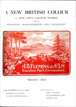 'A. B. Fleming & Co. Ltd. Advert - Regina Red', 1919. Artist: AB Fleming & Co.