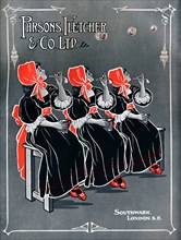 'Our Three Little Maids - Parsons, Fletcher & Co. Ltd advert', 1910. Artist: Unknown.