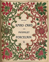 'Specimen of Xmas Card and Pamphlet Porcelain - James Spicer & Sons, Ltd.', 1910. Artist: James Spicer & Sons.