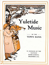 'Yuletide Music by the Town Band', 1910. Artist: Unknown.