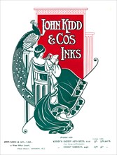 'John Kidd & Co's Inks advert', 1907. Artist: Unknown.