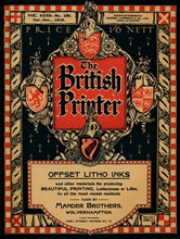 'The British Printer cover', 1919. Artist: William E Swain.